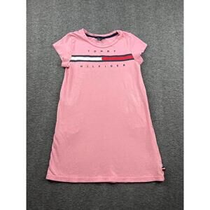 Tommy Hilfiger Pink T‎ Shirt Dress Kids Size Small